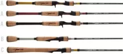 Temple Fork Outfitters Professional Baitcasting Rods -Fish Shop professional handles