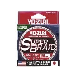 Yo-Zuri Superbraid Dark Green 150 Yards Braided Fishing Line -Fish Shop s l1600 3849478c 19fb 4cd0 95d6 aaa5fe8a370d